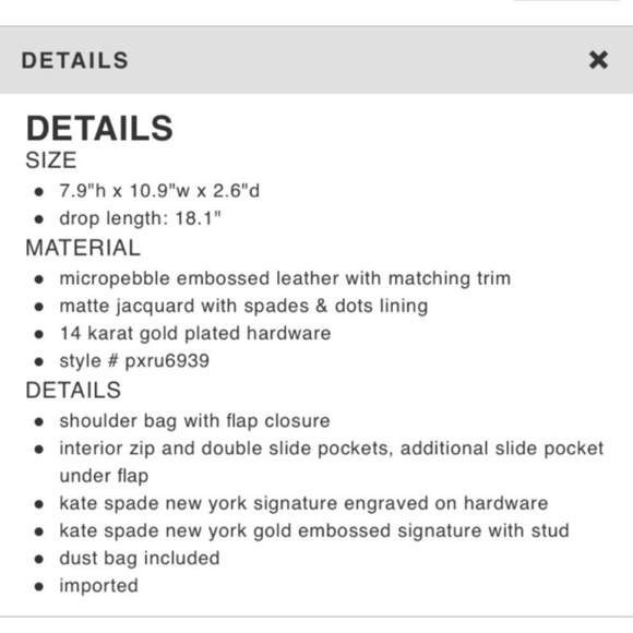 Kate Spade Carmel Court Kaela Shoulder Bag - Picture 15 of 15